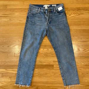 L.O.G.G. By H&M High Waist tapered cutoff